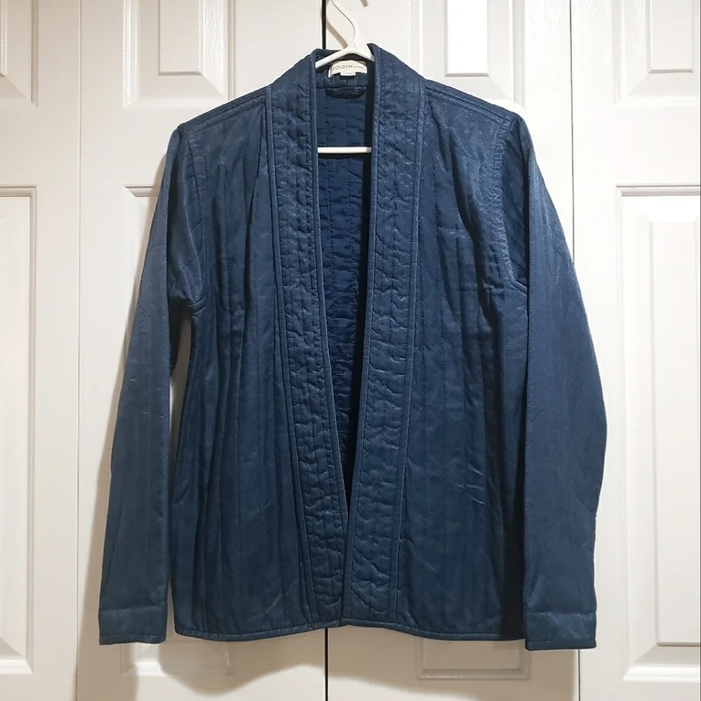 ARITZIA Golden by TNA Quilted Harmon Kimono Jacket Size Small - Picture 4 of 10